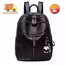Toko online tas ransel wanita harga murah model korea trendy stylish. Dlsha 26 Tas Ransel Kulit Wanita Backpack Fashion Tas Referensi Import Gratis Gantungan Cod Bayar Ditempat Tas Sekolah Lazada Indonesia