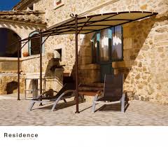 Tonnelle Adossee Illusion 3 M X 4 M Esprit Fer Forge En Acier Tonnelle Adossee Decorations De Pergola Pergola Fer Forge