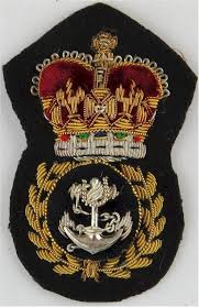 Royal Navy Chief Petty Officer With Queen Elizabeth S Crown Bullion Wire Embroidered Naval Cap Badge Or Cap Tally Navy Chief Petty Officer Navy Chief Chief Petty Officer