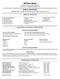 New Cnc Machinist Resume Samples Free Resume Sample Cnc Machinist Job Resume Samples Sample Resume
