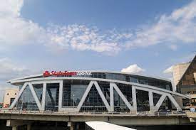 The sports and entertainment venue recently completed a massive $192.5 m renovation, the 2nd. 2020 Election Atlanta Hawks Turn State Farm Arena Into Voting Station
