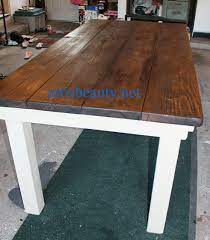 While each individual note costs a fraction of what it's worth to produce, those bills do add up. Remodelaholic Build A Farmhouse Table For Under 100