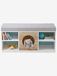 En plus de pouvoir y ranger des coussins et autres accessoires, il peut servir de table basse ou de siège. Meuble 2 En 1 Rangement Banquette Hublot Blanc Bois Vertbaudet