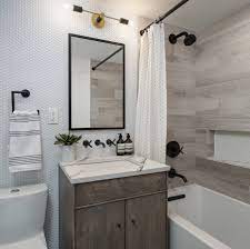 Take a look at the space just outside the bathroom to determine whether it might lend itself to a stylish little storage nook. Ideas To Transform Your Apartment S Bathroom Small Design Ideas