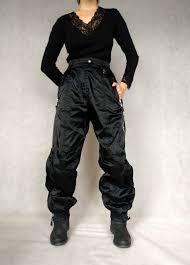 Vintage Skiing Pants Snowboarding Pants Black Snow Pants Etsy Pants Ski Pants Fashion