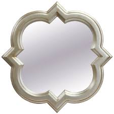 But did you check ebay? 18x18 Small Quatrefoil Plastic Silver Wall Mirror At Home