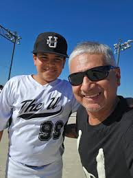 Wishing luck to young baseball players