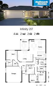 Infinity 217 Home Design Single Storey Hallmark Homes House Plan Gallery House Construction Plan Model House Plan