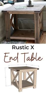 Shop for rustic oak end table online at target. Rustic X End Table Ana White