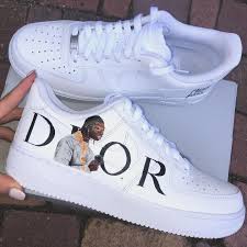 Pop's brother obasi jackson told tmz that his family was. Air Force 1 Pop Smoke Dior Custom Shoes Custom Shoes Custom Nikes Dior