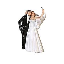 Kuchen Aufsatz Torten Aufsatz Hochzeit Handy Selfie Cake Topper Torten Figur Hochzeit Braut Paar Aus Polyresin Geschenke Brautpaar Braut Torten Figuren