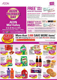 Aeon credit cards give up to 10% cashback spending. 25 26 Mar 2015 Aeon Member Day Sale At Aeon Mid Valley Kuala Lumpur Everydayonsales Com Kuala Lumpur Sale Day