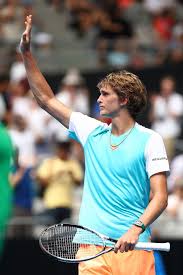 Deutschlands spitzenspieler alexander zverev trug ein muskelshirt und eine etwas weiter. Alexander Zverev Photos Photos 2017 Australian Open Day 2 Alexander Zverev Tennis Pictures Tennis Players