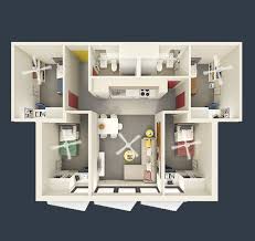 Student Village The University Of Melbourne Campus 4 Bedroom Apartment Floorplan Sims House Design Dorm Living Room Small House Interior