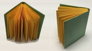 Yapıştırıcı ve zımba kullanmadan sadece kağıdı keserek ve. Mini Not Defteri Nasil Yapilir Origami Youtube