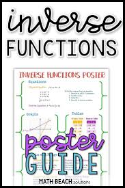 Have You Ever Wanted To Assign A Project But Just Didn T Have The Time To Create Project Instructions A Inverse Functions Algebra Worksheets Algebra Activities