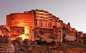 Taragarh fort or the 'star fort' is situated on a hill and to reach there, one has to take winding bridle path. Jodhpur Wikipedia