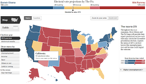 2012 Election Map The Race For The Presidency The Big Picture