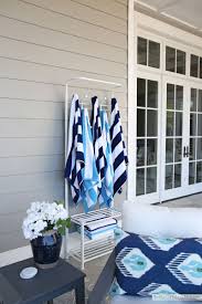 Towel rack towel holder for bathroom ,towel hooks, door hooks for bathroom, bedroom, kitchen, beach towels, bathrobe, clothing, metal sandblasted wall mount rustproof and waterproof (silver gray). Pool Towel Rack The Sunny Side Up Blog