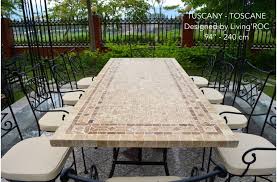 78 Outdoor Patio Dining Table Italian Mosaic Stone Marble Tuscany Stone Dining Table Dining Table Italian Patio