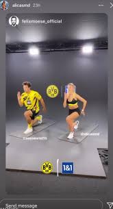 Let us coach you to ***ter fitness. World S Sexiest Athlete Alica Schmidt Trains Dortmund As Man Utd Fans Joke They Re Doing Everything To Keep Sancho