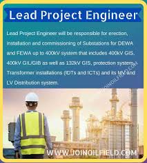 Calibration and testing of instruments prior to installation. Lead Project Engineer Job