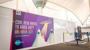 Flying into denver international airport? Denver Airport Construction Signs Poke Fun At Conspiracy Rumors Curbed