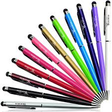 Amazon Com Stylus Pen Teviwin 12 Pcs 2 In 1 Slim Capacitive Stylus Ballpoint Pen For Universal Touch Screens Devices Iphone 6 Plus Stylus Pen Stylus Pen