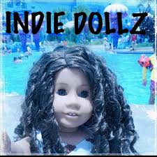 18” Doll Faux Fur & Knit Pom Pom Beanie.