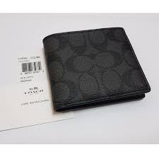 Check spelling or type a new query. Coach Men S Wallet New Signature Double Billfold Wallet Black F75083 Men S Fashion Bags Wallets Wallets On Carousell