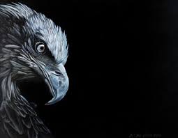 Black And White Eagle Painting Eagle Painting In 2020 Eagle Painting Original Animal Painting Air Brush Painting