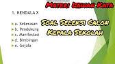 Check spelling or type a new query. 2 Soal Studi Kasus Dan Kunci Jawaban Tes Substansi Calon Kepala Sekolah Suherman Saja Youtube