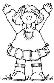 Dessin a imprimer fille 6 ans. Coloriage Fille 6 Ans Heureuse Dessin Gratuit A Imprimer