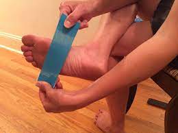 Benefits of wrapping foot for plantar fasciitis with ace bandage; Treating Plantar Fasciitis With Kinesiology Tape