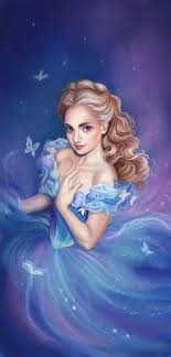 Cinderella star lily james has addressed web accusations that her waist was digitally altered in the film, revealing her tiny blue gown silhouette was the result of a corset and good genes—not cgi. Dim Draws Illustration Of Lily James As Cinderella From The