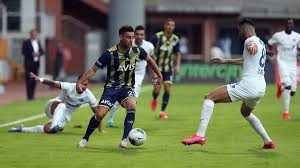 Maç bitti 94' karşılaşma sona erdi. Kasimpasa 2 0 Fenerbahce Fenerbahce Spor Kulubu