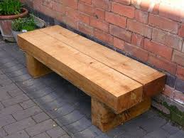 Bench Made From Sleepers Diy Garden Furniture Sleepers In Garden Garden Seating