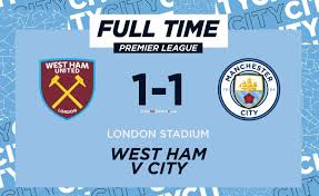 Head to head statistics and prediction, goals, past matches, actual form for premier league. West Ham 1 1 Manchester City Full Highlight Video Premier League