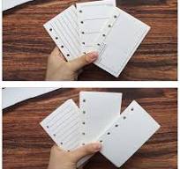 3 Pack A8 Refill Paper 120 Sheets Loose Leaf Paper M5-5 Hole ...