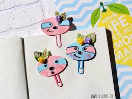 Weitere ideen zu ausdrucken, druckvorlagen, vorlagen. Diy Faultier Lesezeichen Aus Papier Kostenlose Vorlage Clarki De Diy Fun Food Kreativbucher