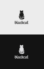 Black Cat Premade Logo Ooak Exclusive Etsy Cat Logo Design Cat Logo Premade Logo