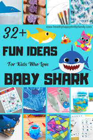 Birthday Activities For Kids Amazing Baby Shark Crafts And Activities Shark Craft Craft Activities For Kids Baby Shark