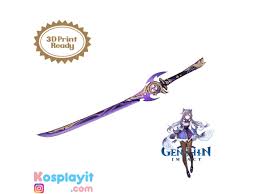 Genshin Impact Mistsplitter Reforged Sword For Keqing, Ayaka Or Kazuha -