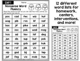 Frex balb spig selm sliv timp 6. Nonsense Word Fluency Practice Printable And Digital By Create Abilities
