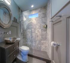 25 Professional Small Bathroom Design Tips The use of dark blue walls adds depth to this small bathroom, while large white tiles on the floor and walls provide contrast and brighten up the. 25 professional small bathroom design tips