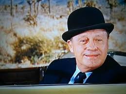 Jack Benny's cameo in “Its a Mad, Mad, Mad, Mad World.” Film historians  believe this cameo was supposed to be Stan Laurel but Stan turned it down.  Jack got the part and