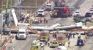 People are trapped near florida international university's modesto maidique campus. Pedestrian Bridge Collapses At Florida University