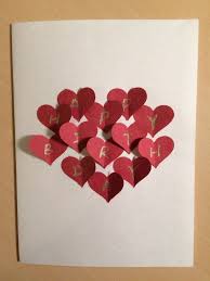 Birthday Card Ideas For Boyfriend Red Heart Collage Handmade 3d Postcard Card Romantic Gift For Handmade Birthday Gifts Diy Birthday Card For Boyfriend Romantic Birthday Cards