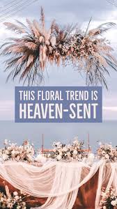 Top Wedding Floral Trend This Year Floral Trends Flower Chandelier Floral