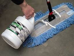 Applying Floor Finish Floor Finishes Flooring Metallic Epoxy Floor